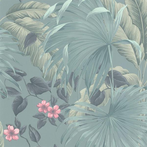 PARATO SEJOURS&C.PVC/   TNT FOLIAGE GREEN/R. 0,53X10,05MT