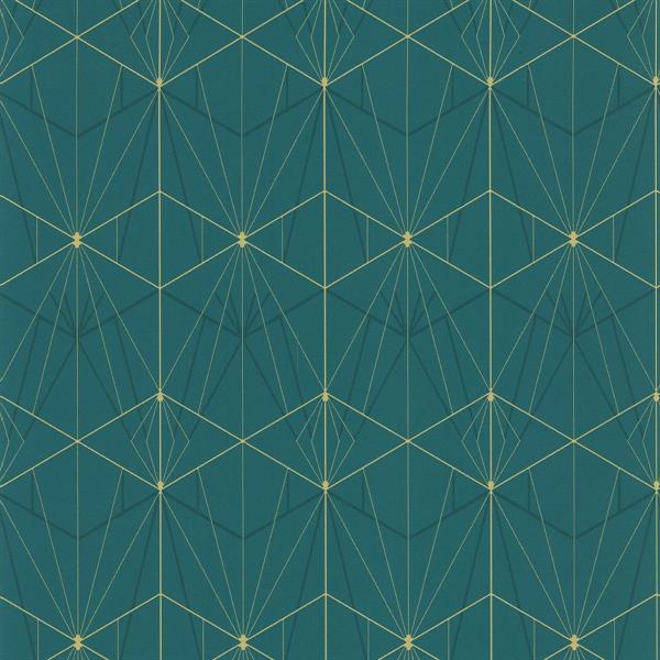 PARATO SEJOURS&C.PVC/   TNT DESIGN GREEN/G.0,53X10,05MT