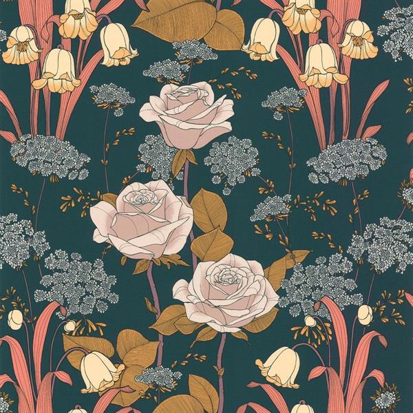 PARATO SEJOURS&C.PVC/   TNT ROSES MULTIC. 0,53X10,05MT