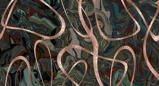 STAMPA DIGITALE MUANCE  ED.4 TNT MATT FANTASY GREEN/RAME AL MQ