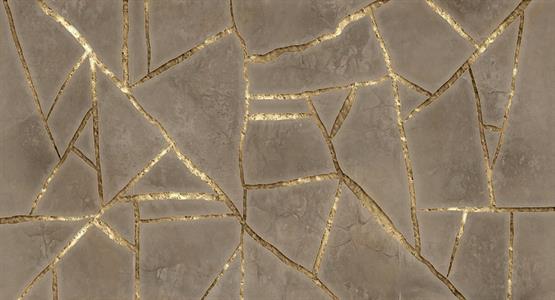 STAMPA DIGITALE MUANCE  ED.4 TNT MATT GEOM.FANGO/GOLD AL MQ