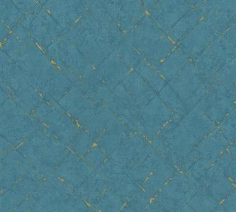 EMOTION GRAPHIC PARATO SU TNT EFFETT. MURO BLU ORO 10x0,53 mt