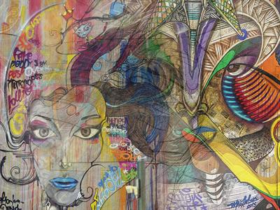 STAMPA DIG. MERAVIGLIA  MATT GRAFFITI UNDERGROUND MIS.AL MQ