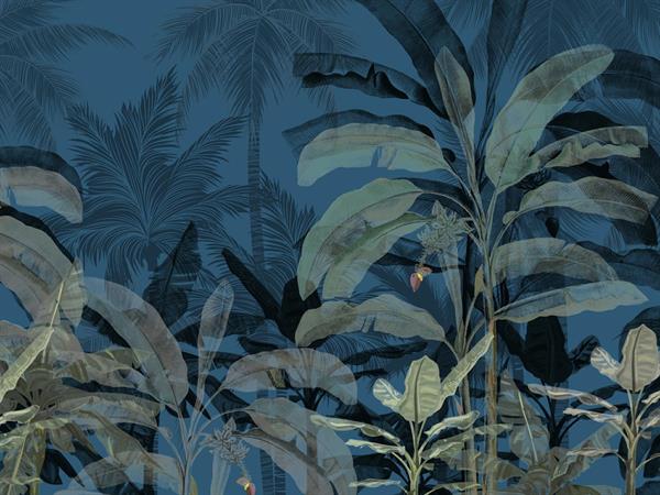 STAMPA DIG. MERAVIGLIA  MATT PALMAS BLUE MIS. AL MQ