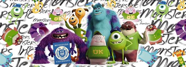 FOTOMURALE KOMAR DISNEY MONSTERS    F.TO 202*73 CM TIPO J