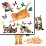 WINDOW STICKER-M-CATS (31x31 cm)