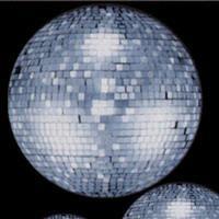 STICKER XL METALLIC DISCOBALL 70X100 cm