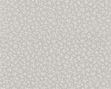 FLEURI PASTEL PARATO PVC/TNT-CLASSICO FIORI GRIGIO-10,05 mt-h.0,
