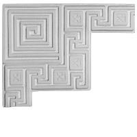 /ANGOLO GRANDE GESSO BIANCO(CF.4PZ) MIS.(b22-h18cm)