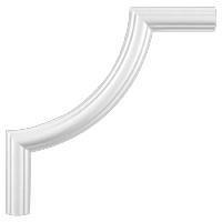 *ANGOLO PICCOLO GESSO BIANCO(CF.4PZ)MIS.(b18,5cm)