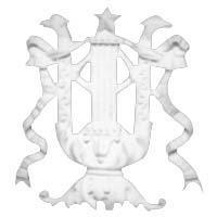 *FREGIO GESSO BIAN.(CF.4PZ)         MIS.(27X33cm)
