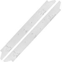 *MODULO COORD.GESSO BIANCO(CF.13MT) MIS.(72X7cm)-ASSEMBLATO 65cm