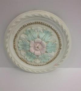 ROSONE IN GESSO DECORATO