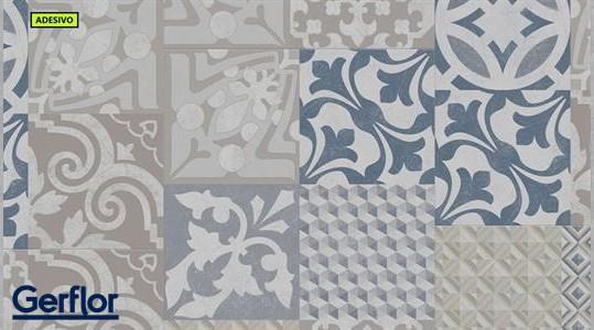 PIASTRA RETTANGOLARE ADESIVA SENSO URBAN PROVENCE BLU 30,5X60CM