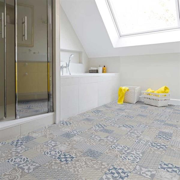 PIASTRA RETTANGOLARE ADESIVA SENSO URBAN PROVENCE BLU 30,5X60CM