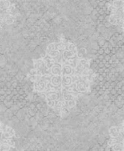 PARATO LUSTRE TNT METAL /DAMASCO SILVER/GREY 0,53X10,05MT