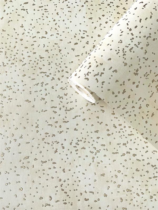 PARATO LUSTRE TNT METAL /DESIGN BEIGE/GOLD 0,53X10,05MT