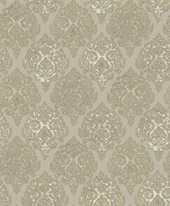 PARATO LUSTRE TNT METAL / DAMASCO GOLD 0,53X10,05MT