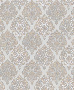 PARATO LUSTRE TNT METAL /DAMASCO GOLD/ICE 0,53X10,05MT