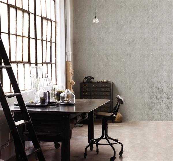 PARATO LUSTRE TNT METAL /MATERICO TAUPE 0,53X10,05 MT