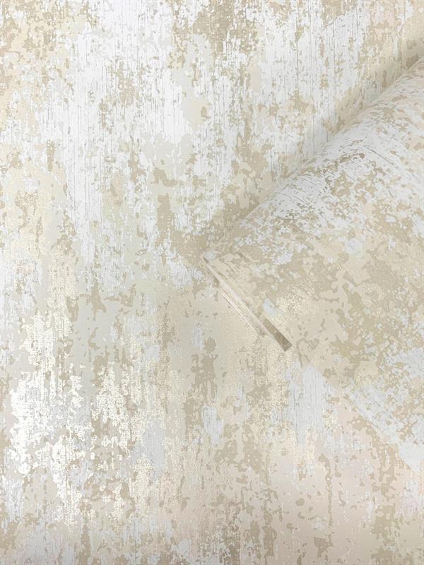 PARATO LUSTRE TNT METAL /MATERICO BEIGE/WHITE 0,53X10,05MT