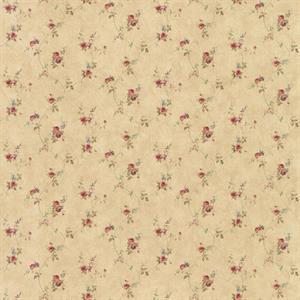 PARATO PRETTY PRINTS 24 /VINILE SU TNT FLOWERS PAGLIA 0,53X10,05