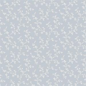 PARATO PRETTY PRINTS 24 /VINILE SU TNT FLOWERS BLUE 0,53X10,05 M