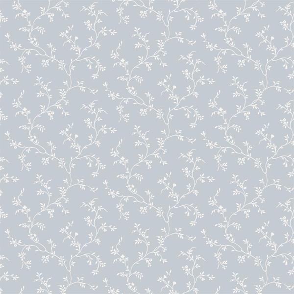 PARATO PRETTY PRINTS 24 /VINILE SU TNT FLOWERS BLUE 0,53X10,05 M