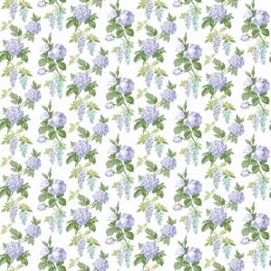 PARATO PRETTY PRINTS 24 /VINILE SU TNT FLOWERS VIOLET 0,53X10,05