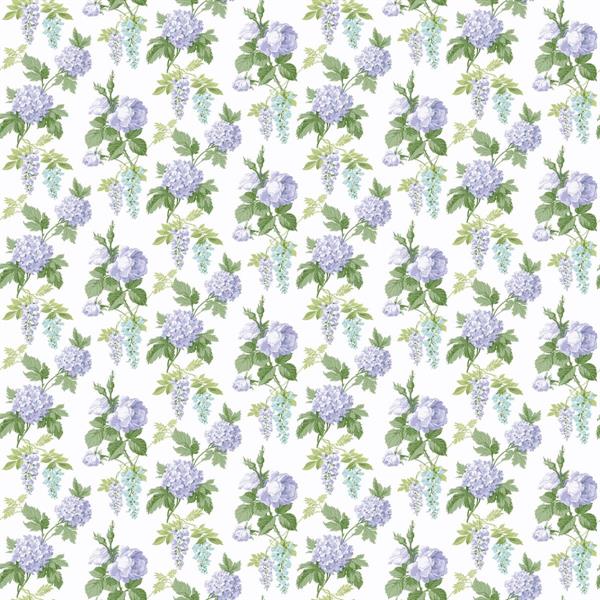 PARATO PRETTY PRINTS 24 /VINILE SU TNT FLOWERS VIOLET 0,53X10,05