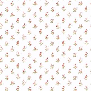 PARATO PRETTY PRINTS 24 /VINILE SU TNT FLOWERS RED 0,53X10,05 MT