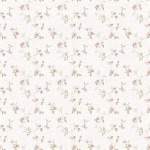 PARATO PRETTY PRINTS 24 /VINILE SU TNT FLOWERS PINK 0,53X10,05 M