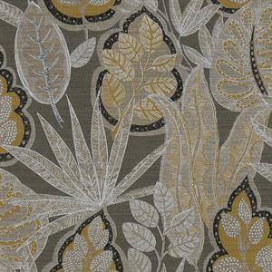 PARATO TROPICALIA PVC   /TNT FOLIAGE TAUPE 0,53X10MT