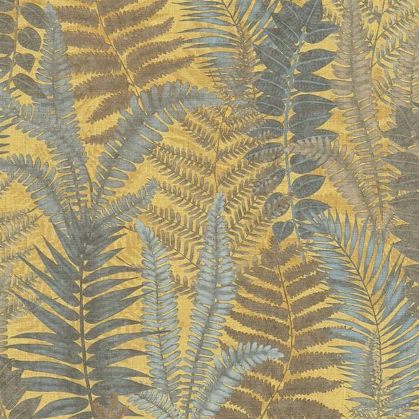 PARATO TROPICALIA PVC   /TNT FOLIAGE YELLOW 0,53X10,05MT