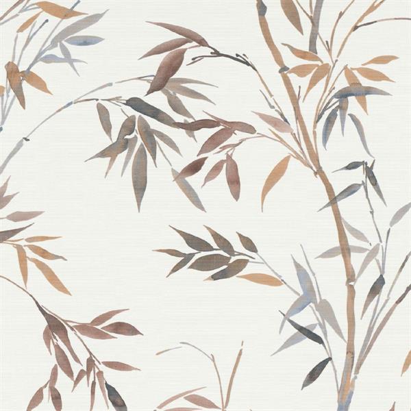 PARATO TROPICALIA PVC   /TNT FOLIAGE WHITE 0,53X10,05MT