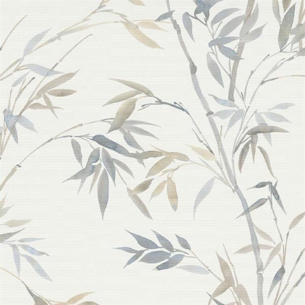 PARATO TROPICALIA PVC   /TNT FOLIAGE WHITE 0,53X10,05MT