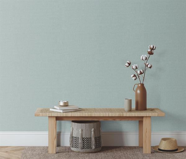 PARATO TROPICALIA PVC   /TNT UNITO BLUE 0,53X10,05MT