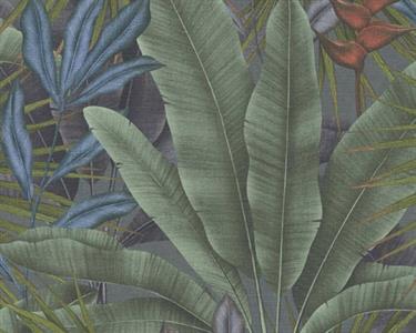 PARATO HOMECOMING PVC   /TNT FOLIAGE GREEN 0,53X10,05MT
