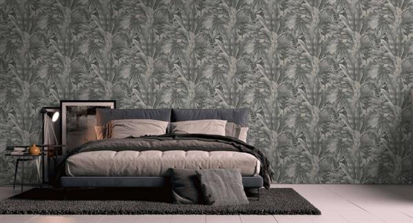 PARATO HOMECOMING PVC   /TNT FOLIAGE GREY 0,53X10,05MT