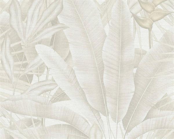 PARATO HOMECOMING PVC   /TNT FOLIAGE BEIGE 0,53X10,05MT