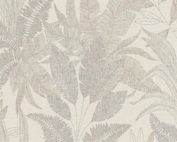 PARATO HOMECOMING PVC   /TNT FOLIAGE BEIGE 0,53X10,05MT
