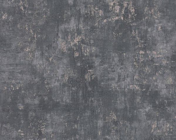 PARATO HOMECOMING PVC   /TNT MATER. BLACK 0,53X10,05MT