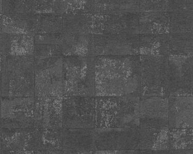 PARATO HOMECOMING PVC   /TNT DESIGN BLACK 0,53X10,05MT