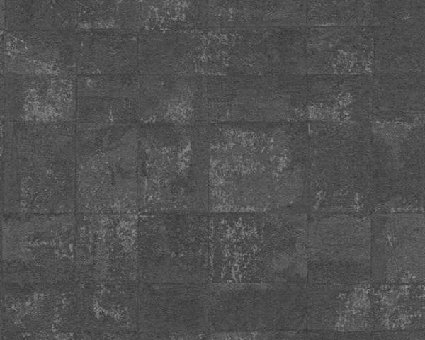 PARATO HOMECOMING PVC   /TNT DESIGN BLACK 0,53X10,05MT