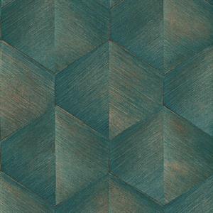 PARATO KROMA PVC        /TNT DESIGN GREEN 0,53X10,05MT