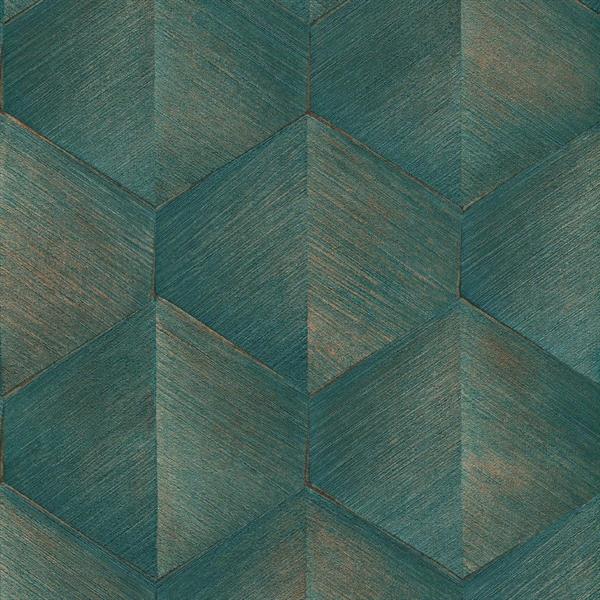 PARATO KROMA PVC        /TNT DESIGN GREEN 0,53X10,05MT