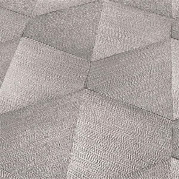 PARATO KROMA PVC        /TNT DESIGN TAUPE 0,53X10,05MT