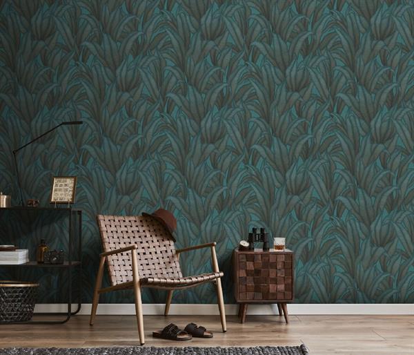PARATO KROMA PVC        /TNT FOLIAGE GREEN 0,53X10,05MT
