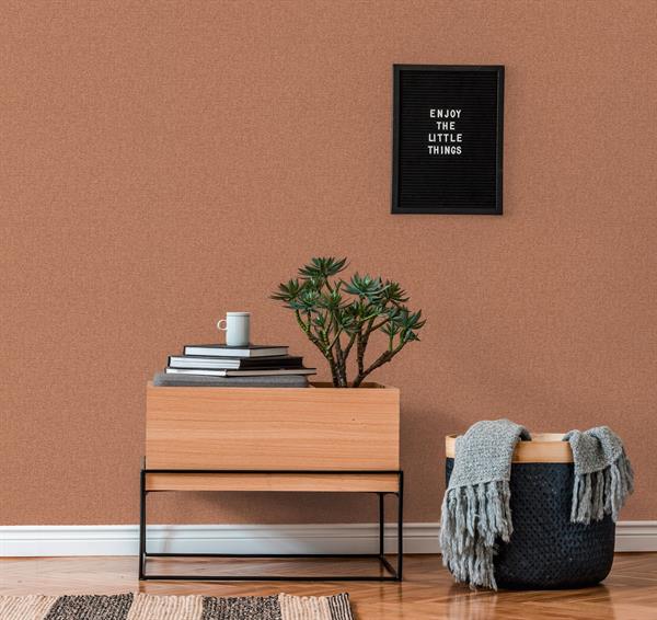 PARATO FLORAL FUSION PVC/ TNT UNITO BROWN 0,53X10,05MT