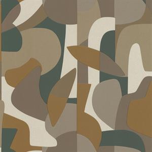 PARATO FLORAL FUSION PVC/TNT DESIGN MULTI 0,53X10,05MT